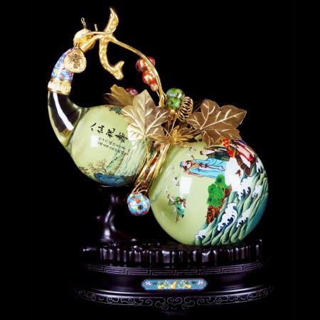 王习三、王又山、米振雄内画《八仙祝寿》福禄万代尊